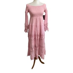 GUESS Amberlee Dress Women's Medium New With Tags Pink